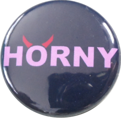 Horny Button black